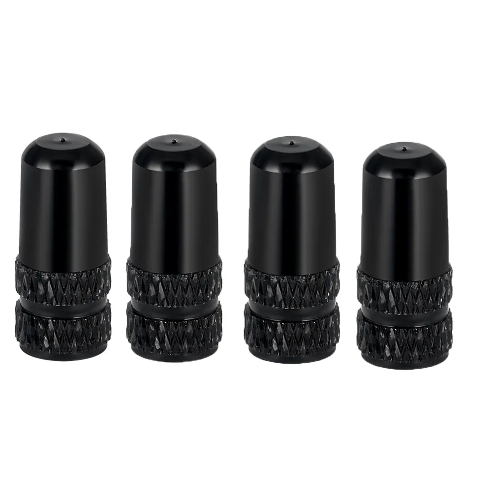 

4pcs MTB Dustproof Cycling Accessories Aluminium Alloy Tyre Air Caps Presta Valve Schrader Valve Valve Cap