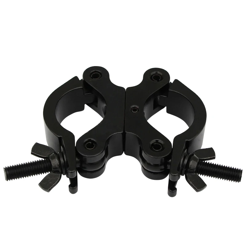 10Pack Dual Swivel Clamp Turn As Needed Two 360 Degree Clamps  Truss Swivel Coupler DJ Light Clamps, Fit for Tube48-51mm Hook