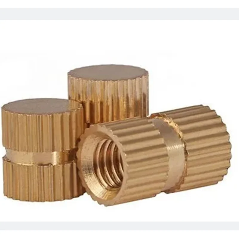 10pcs/lot M8*10*8*20/16/14/12/10 M6*10*16-10 M6*8*16-6 M5*7*14-8brass blind hole knurl nut B copper embroidered injection nut423