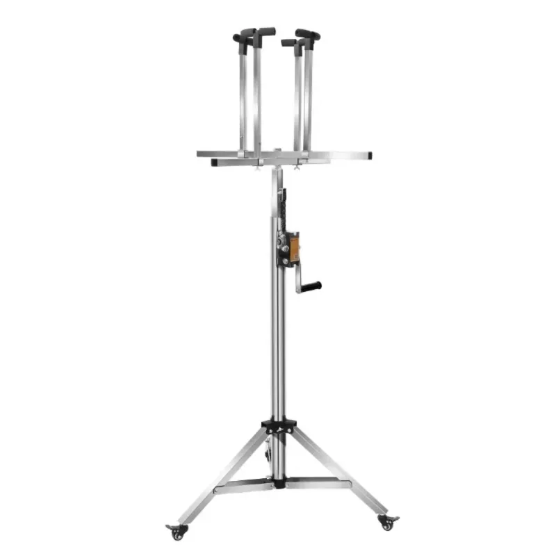 Multifunctional Lamp Mounting Bracket Lifting Stable Triangular Base Mobile Thickened Stainless Steel Studio Light Stand Holder