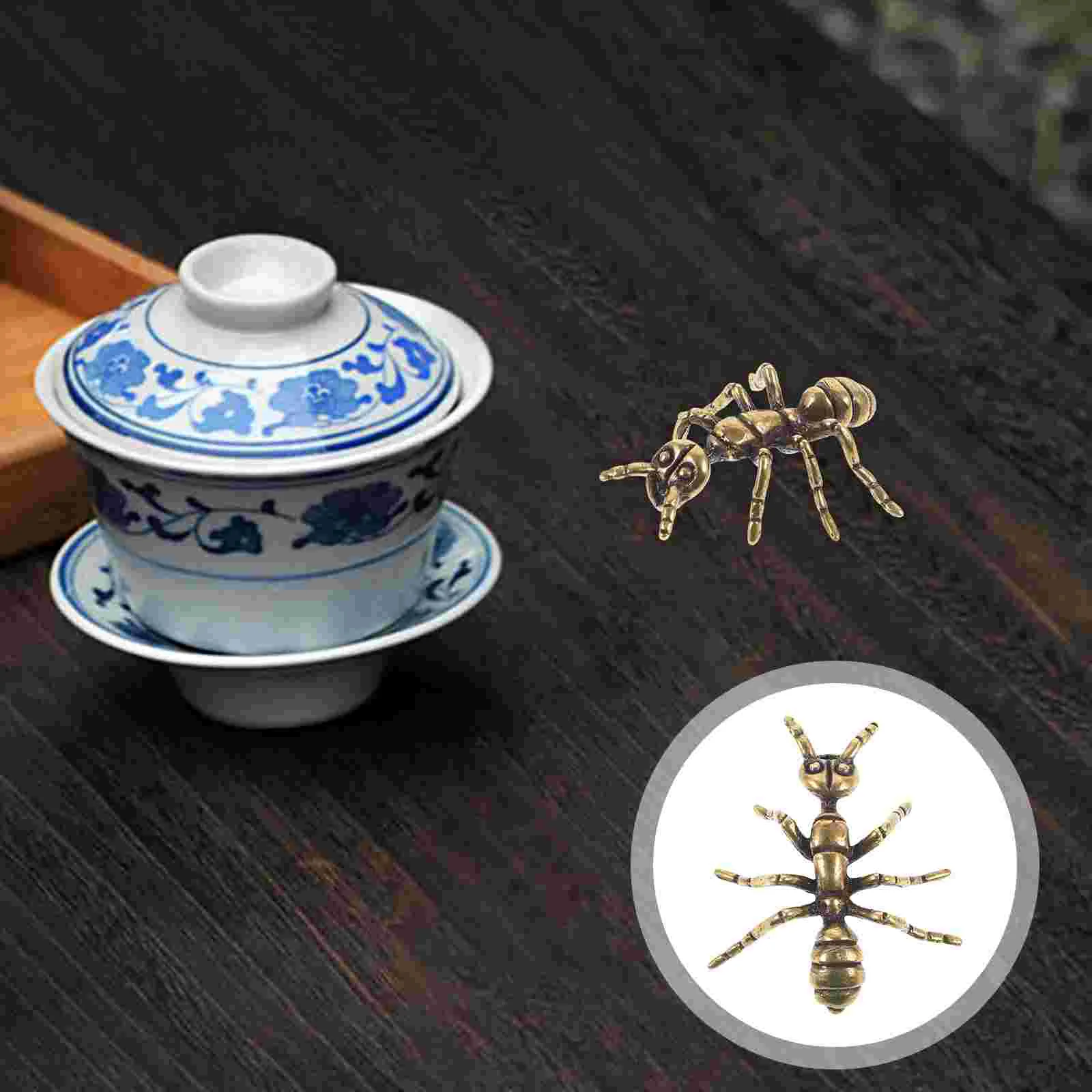 Ornaments Ant Car Decorations Chinese Figure Copper Creative Adornment Metal Figurines