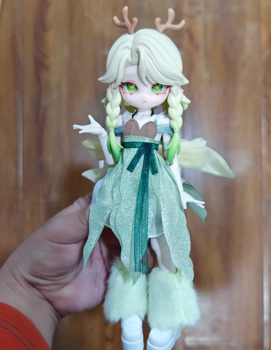 재고 있음 정품 루나 포 문 시리즈 Mjd 블라인드 박스 귀여운 액션 피규어 컬렉션 데스크탑 장식품 패션 트렌드 선물 소녀 어린이용