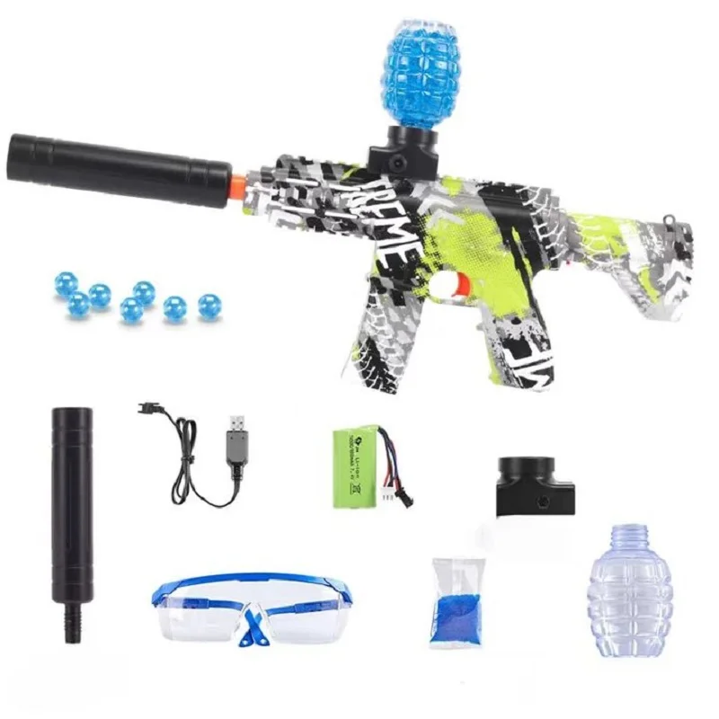 Electric Gun Toy Continuous Automatic Water Bullet Airsoft Guns Pistol Splatter Weapon Outdoor Game Cs Toy Guns For Adults Kids