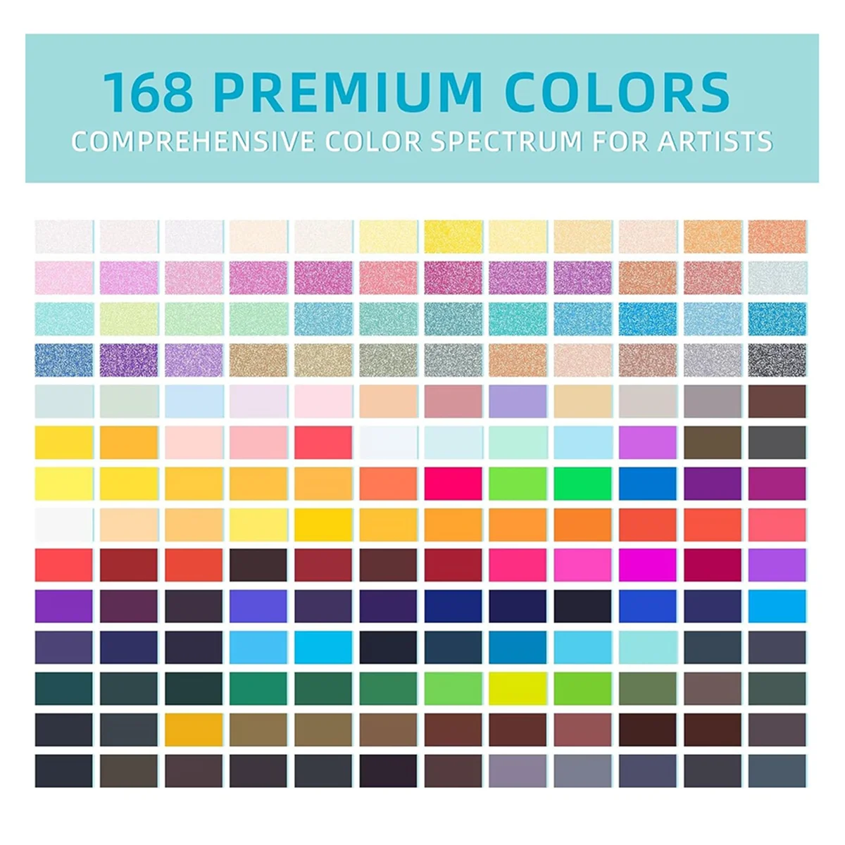 

AA98 Watercolor Paint Set, 168 Colors Watercolor Paints, Painting Set with Water Brush and Nylon Brushes, for Beginners