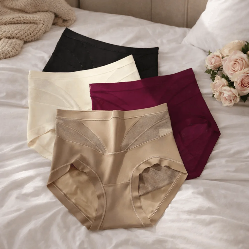 

High Waist Women Shapewear Panties Thin Tummy Control Butt Lifter Briefs Breathable Hip Lift Design Seamless Underpants