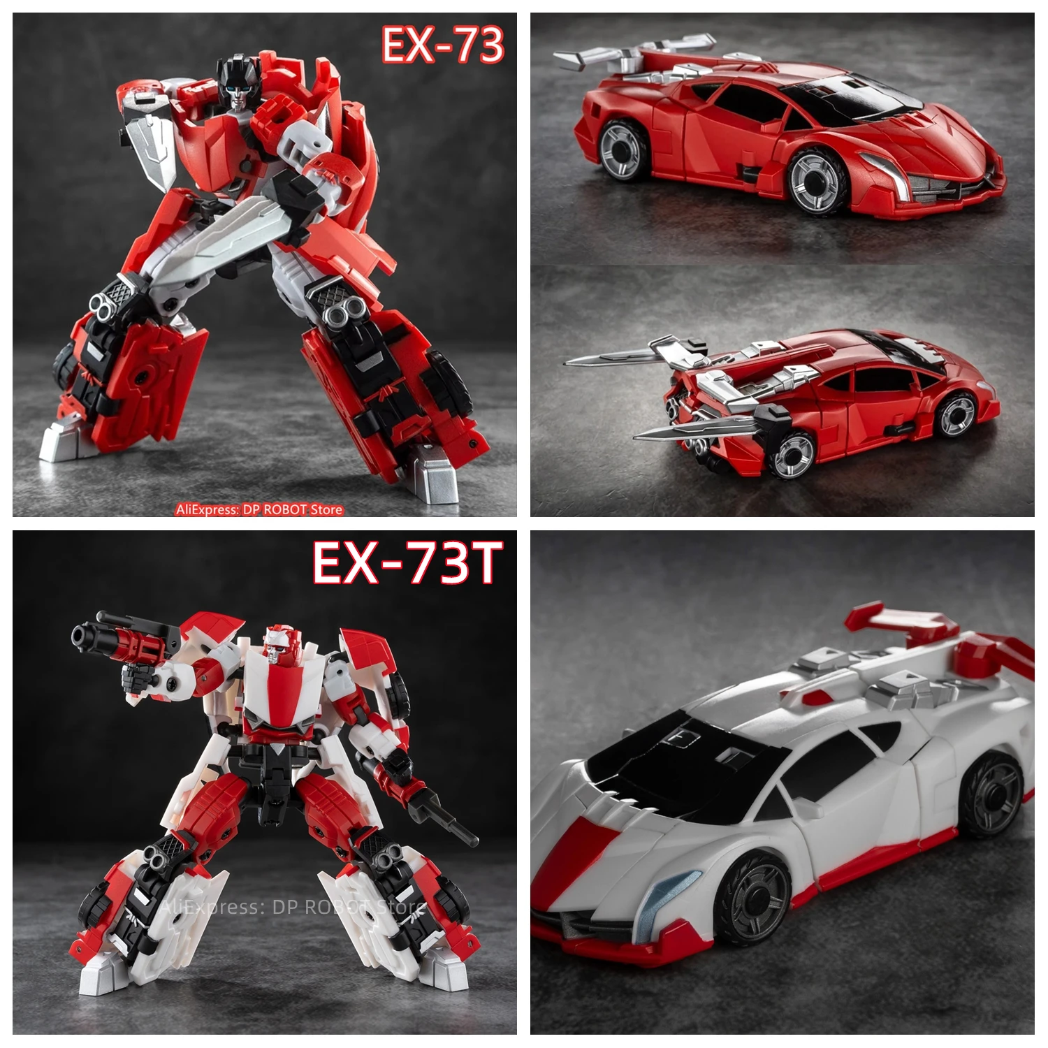 [IN STOCK ] Transformation Iron Factory IF EX-73 EX73 EX-73T EX73T Enki Tobiki Sideswipe Action Figure With Box