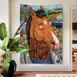 B-BoJackes Funny H-Horsemans Classic Chart arazzo decorazione della casa hippie bohemian Decoration divinazione Wall