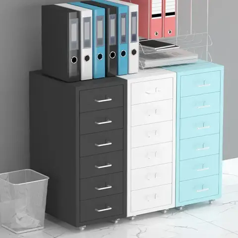 File Cabinets Modern simplicity Filing Organization Storage Cabinets with Wheels Multi-layer Mobile File Cabinet for Home Office