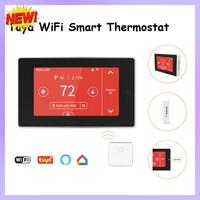 T24C Tuya Wifi Smart Thermostat LCD Display Touch Screen Temperature Controller For Electric Floor Heating Water/Gas Boiler