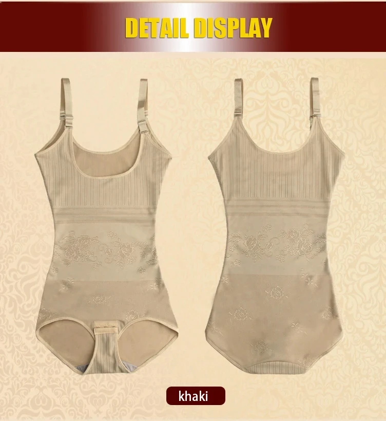Body Shaper Frauen Taille Trainer Abnehmen Bauch-steuer Unterwäsche Flache Bauch Korsett Bodysuit Shapewear Cincher Feste Unterbrust – Detail 11