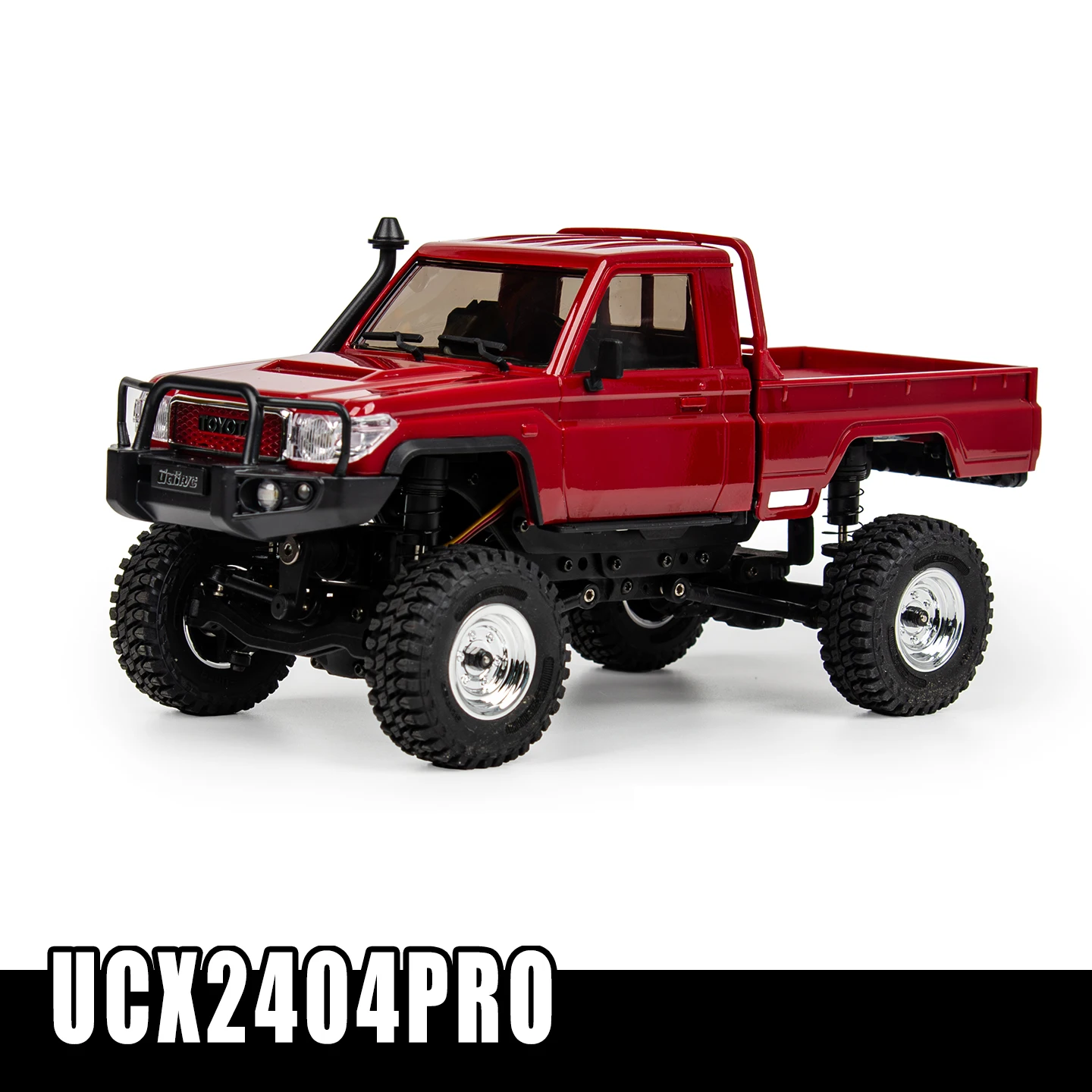 UDIRC UCX2404PRO 1/24 Scale RC Car 2.4G 4WD Brushless Off-Road Electric Pickup Truck Remote Control Car Model Gift for Adult