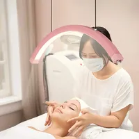 New 48W Half Moon LED Eyelash Lamp Nail Beauty Eyelash Chandelier, 2700K-5600K3 Color Arbitrarily Adjustable Dimming Beauty Lamp
