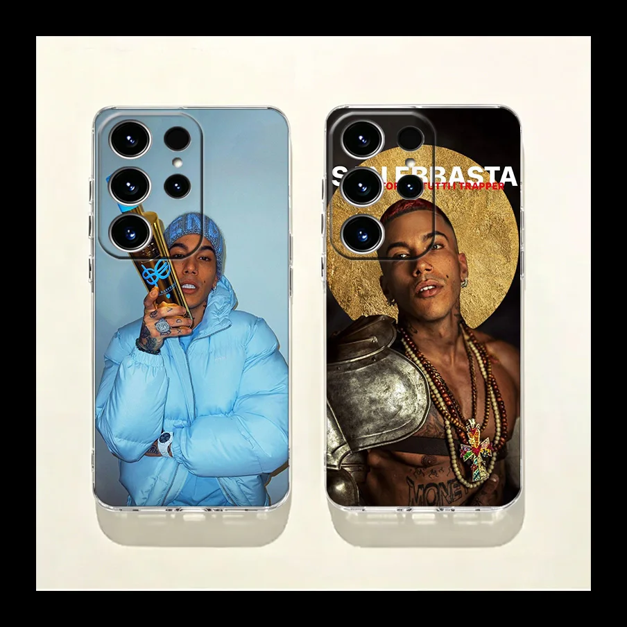 Rapper Sfera Ebbasta Phone Case for Samsung Galaxy S26 Edge S25 S24 FE S23 Plus S22 Ultra S20FE Cover Camera Protection