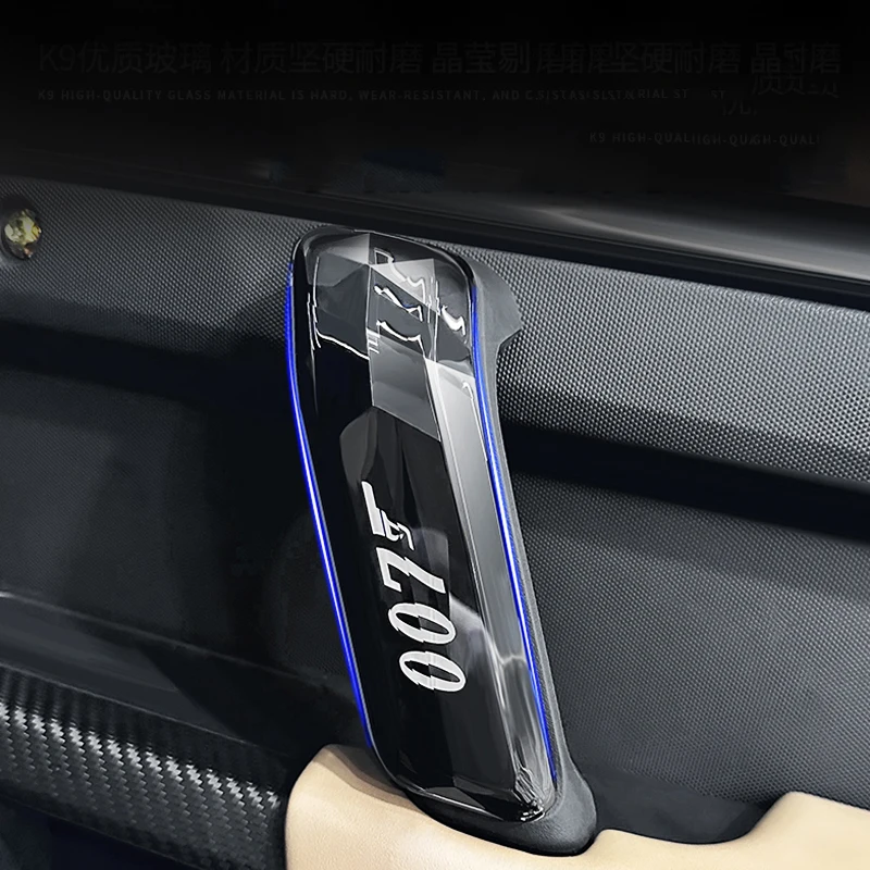 

For Land Rover Defender 20-24 door crystal glass inner handle inner grip inner pull handle glass modification