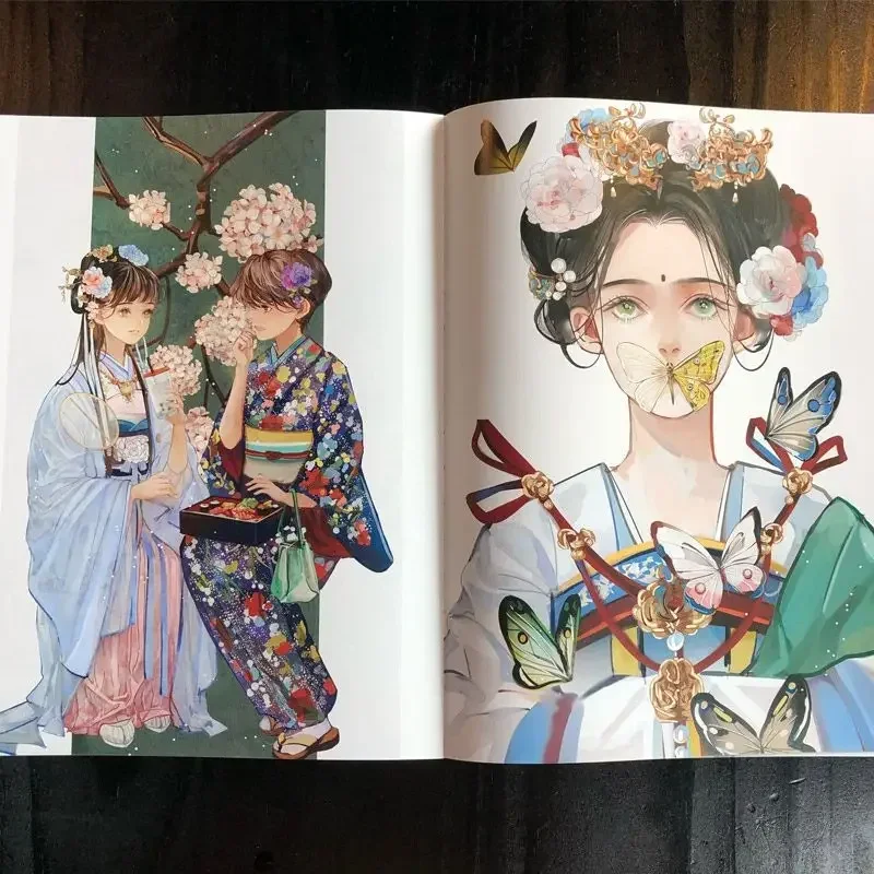 Chang Le Painting Collection Book cinese Classic Beauty Girl illustration Art Painting Tutorial Book