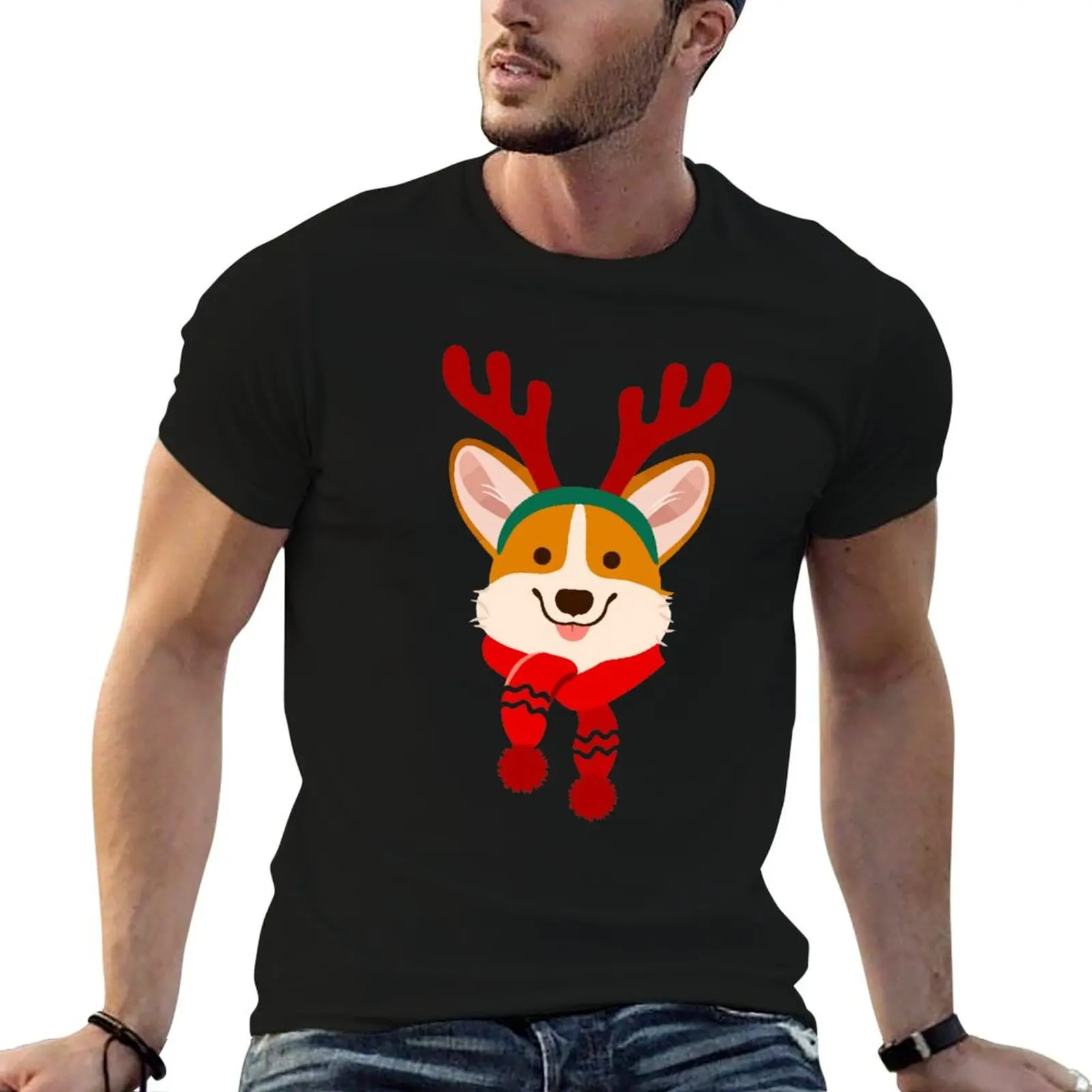 

CORGI REINDEER CHRISTMAS PAJAMAS GIFTS T-Shirt t shirts designer essential t shirt T-Shirt