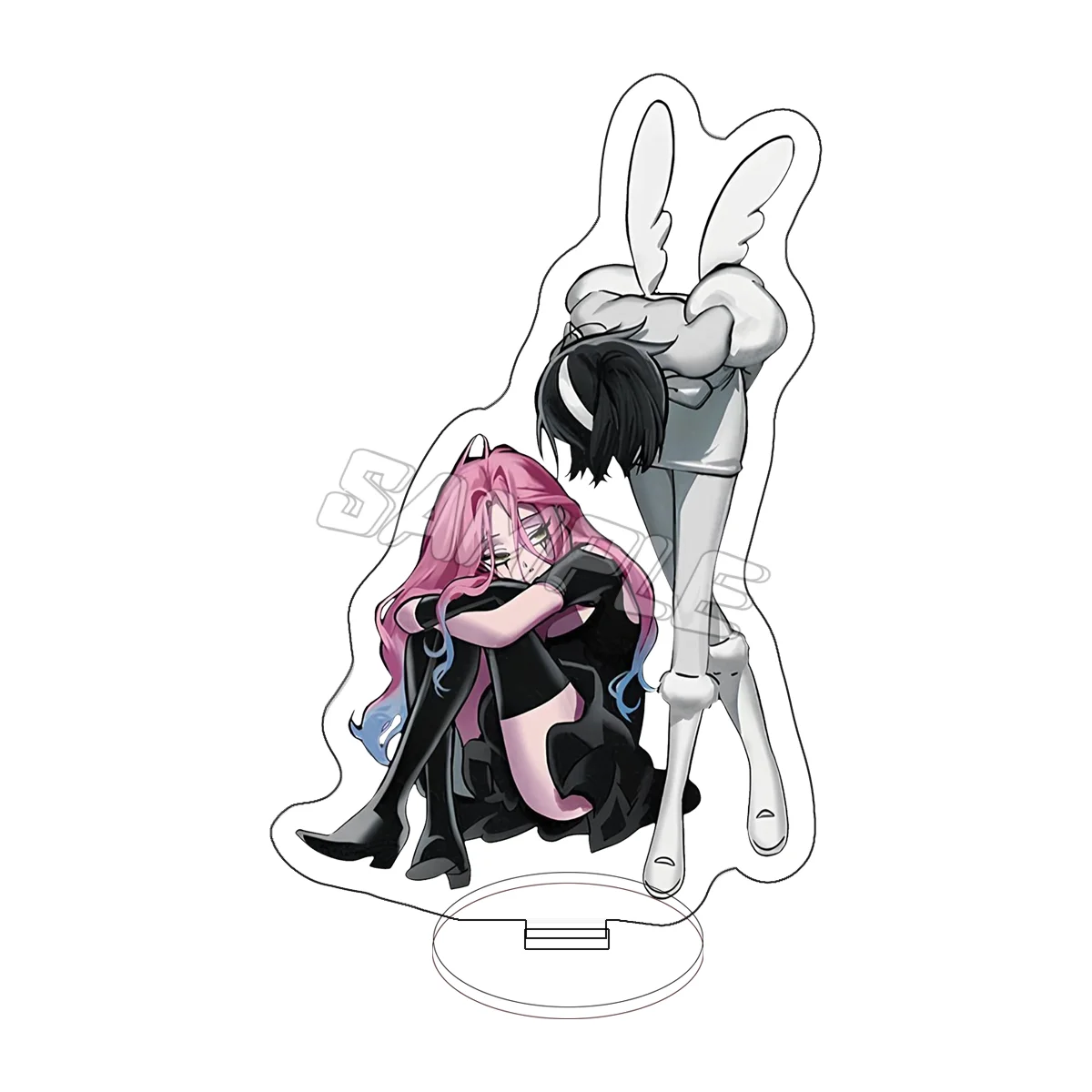 15 سنتيمتر الغريبة المرحلة إيفان و تيل هدية أرقام الاكريليك حامل أنيمي نموذج عمل الشكل حلية اكسسوارات نماذج سطح المكتب الحلي