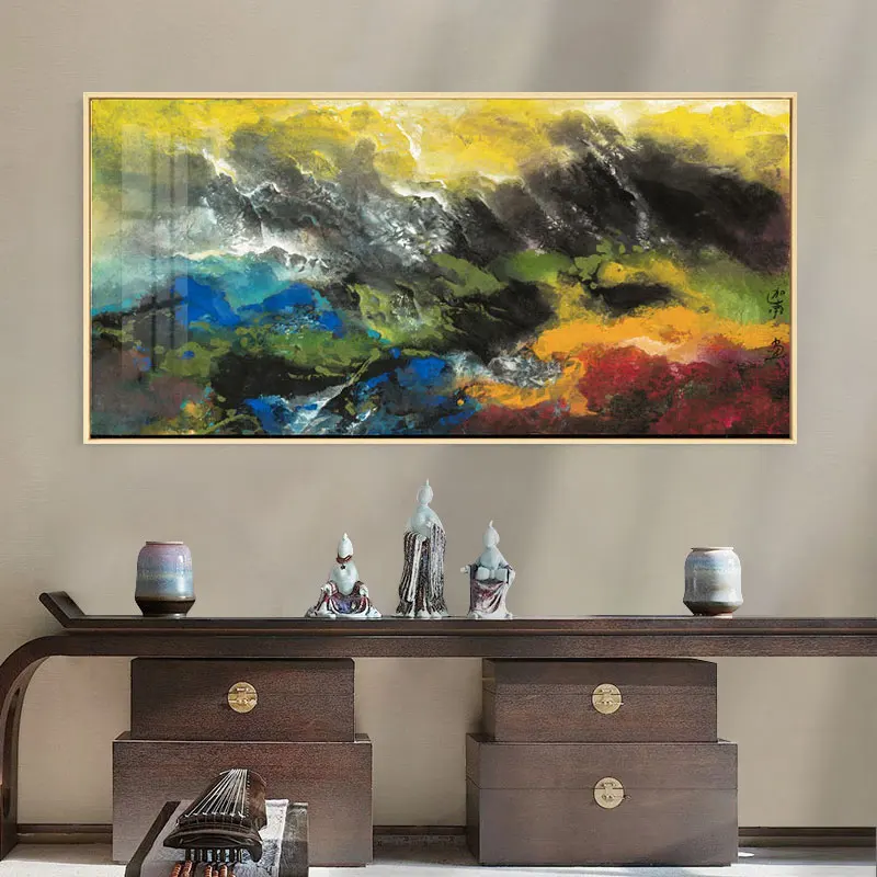 الحديثة الشمال الملونة مجردة خط الهندسة الرسم على لوحات القماش الجدارية الملصقات صور طباعة لمكتب غرفة المعيشة ديكور المنزل