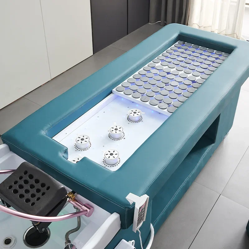 Smokeless moxibustion bed in beauty salon shampoo barber shop special