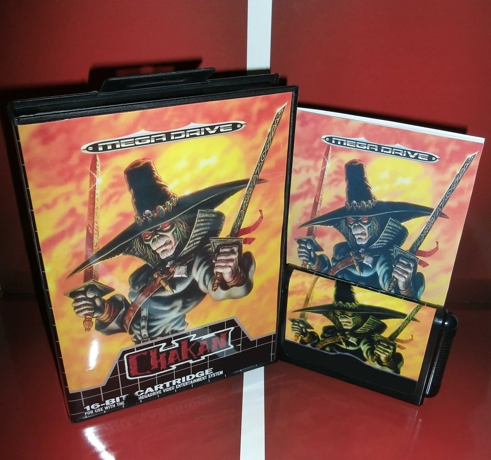 

New Arrival Chakan 16bit MD Game Card With Retail Box & Manual Book For Sega Mega Drive/ Genesis