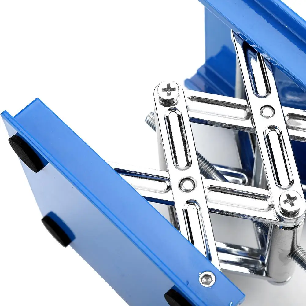 1000mm Adjustable Electroplated Aluminum Lab Lifting Stand Rack Scissor Jack Table Platform