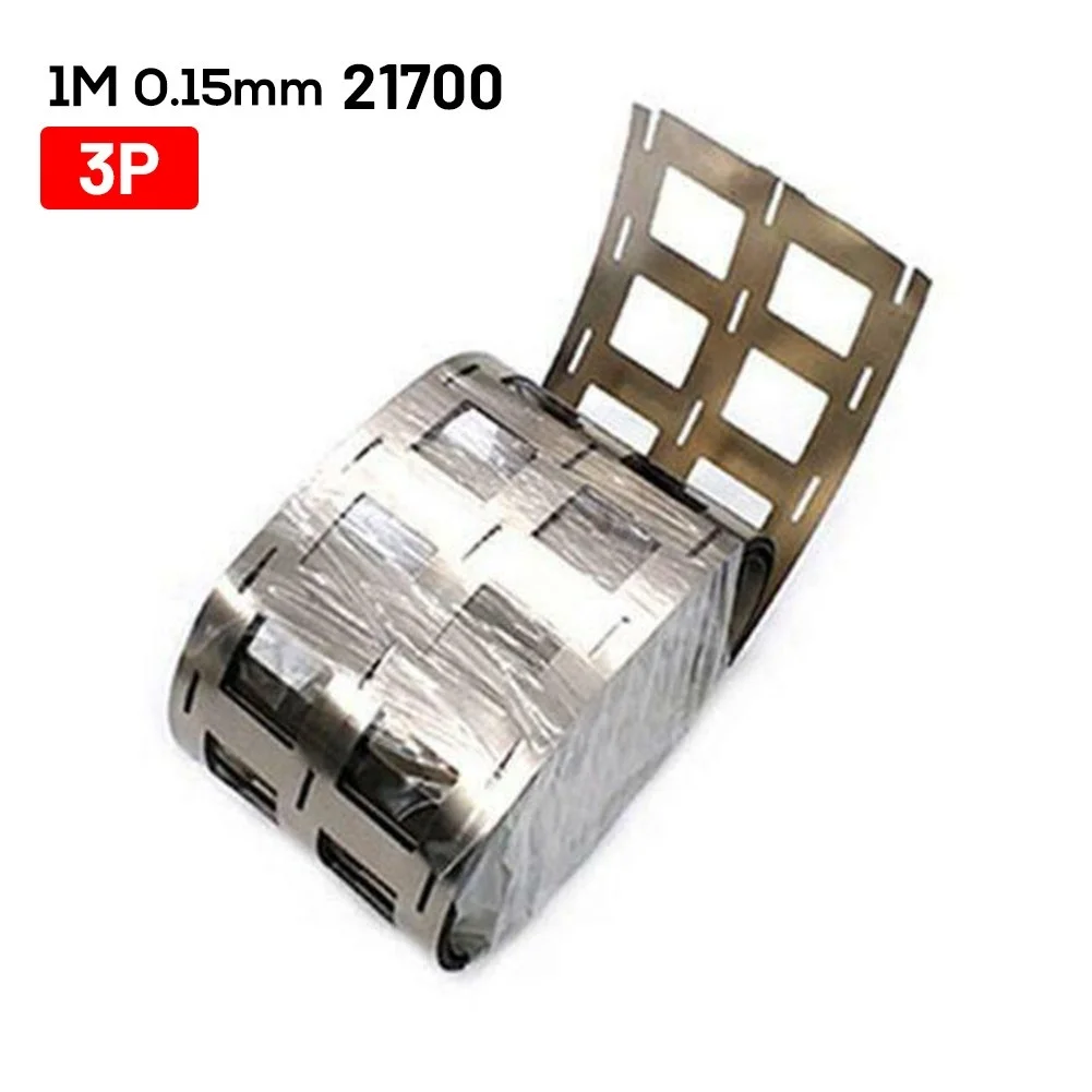 21700 Nickel Tape for Battery Assembly Nickel Plated Steel 0.15mm 1 Meter Length Ultra Thin Lightweight and Uniform Coating