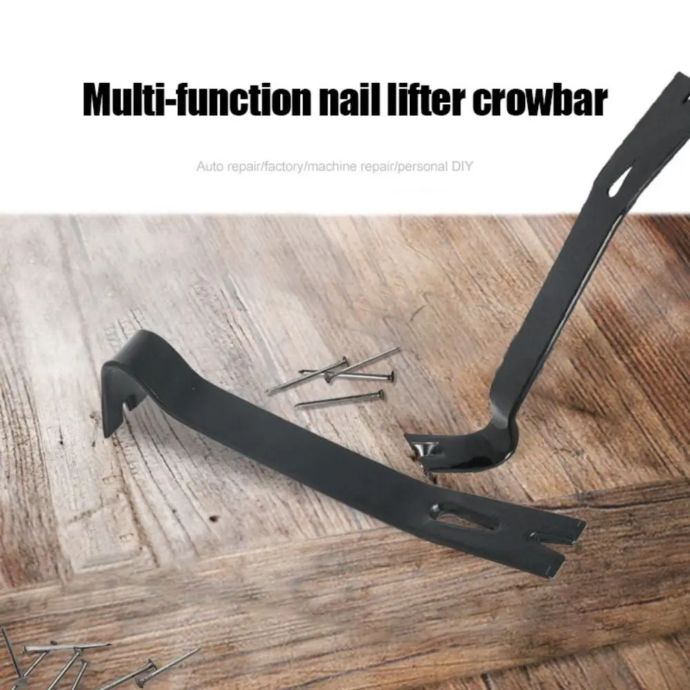 Portable Flat Nail Puller Heavy Duty High Hardness Pry Bar Manganese Steel Antirust Remover Tool Disassemble
