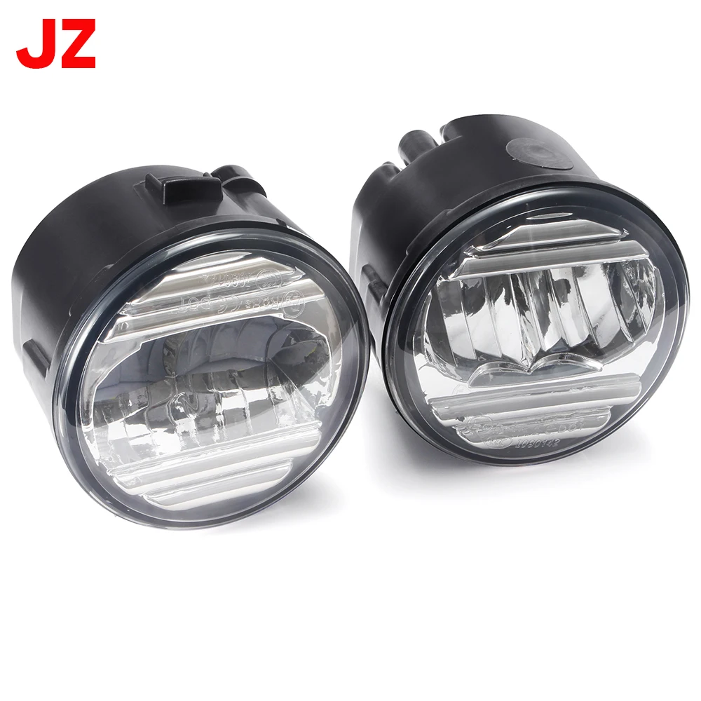 2 X LED Fog Light Assembly For Nissan Quest 2011-2017 30W 6000LM Car Front Bumper Fog Daytime Running Lamp DRL High Bright