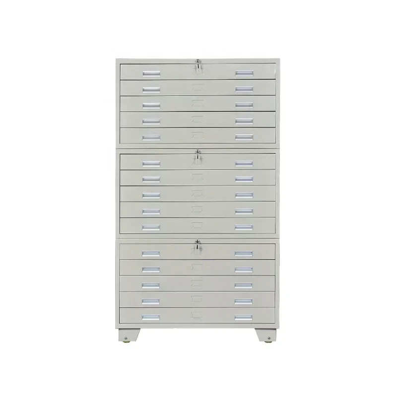 

Office Steel Furniture A0 A1 Size Paper Map Metal Drawer Compartment,Flat File Drawer Type Cabinet Drawing Data Storage Cupboard