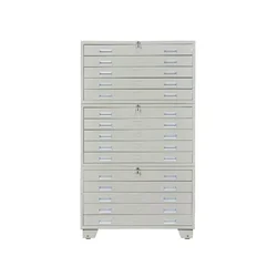 Office Steel Furniture A0 A1 Size Paper Map Metal Drawer Compartment,Flat File Drawer Type Cabinet Drawing Data Storage Cupboard