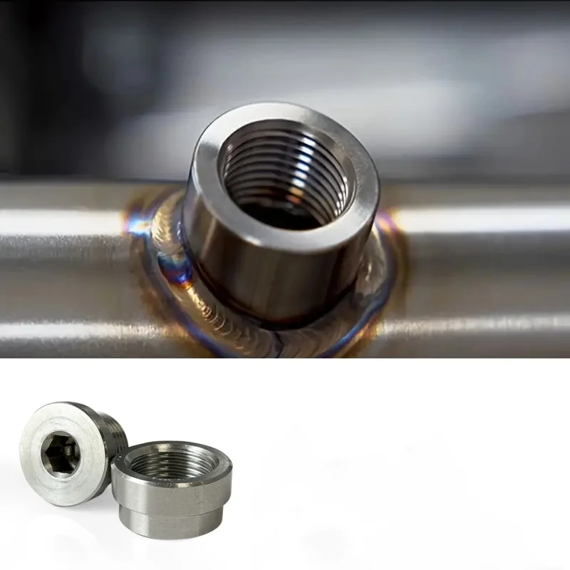 

2 пары O2 датчика кислорода, пробка M18x1,5, выхлопная система для Lambda Boss, гайка, сварная на 304, аксессуары для датчика кислорода выхлопных газов из нержавеющей стали