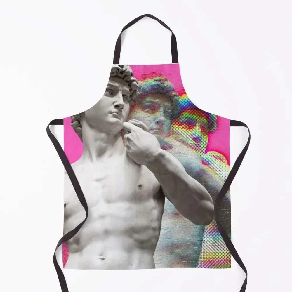 

Pop Art David Apron Kitchen Things Kitchen Front Cleaning Products For Home christmas decoration Apron