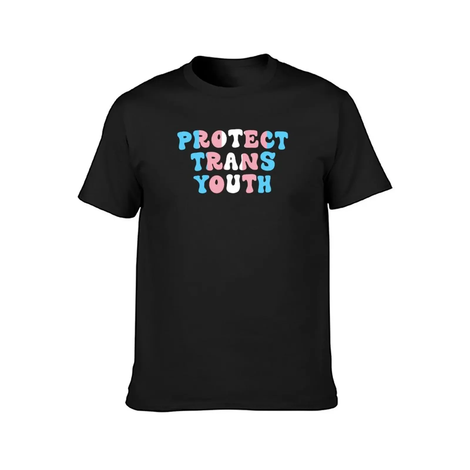 protect trans youth T-Shirt Blouse graphic tee shirt men graphic t shirts