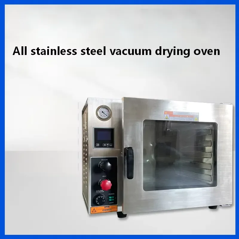 New All Stainless Steel Desktop Vacuum Drying Oven 20L/50L Laboratory test Box Stainless Steel Inner Liner