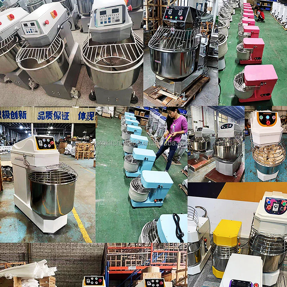 Turbulent Dough Mixer, Professional Spiral Mixer, High-speed Mixing, Removable Mixing Bowl, Safety Protection Device view 6