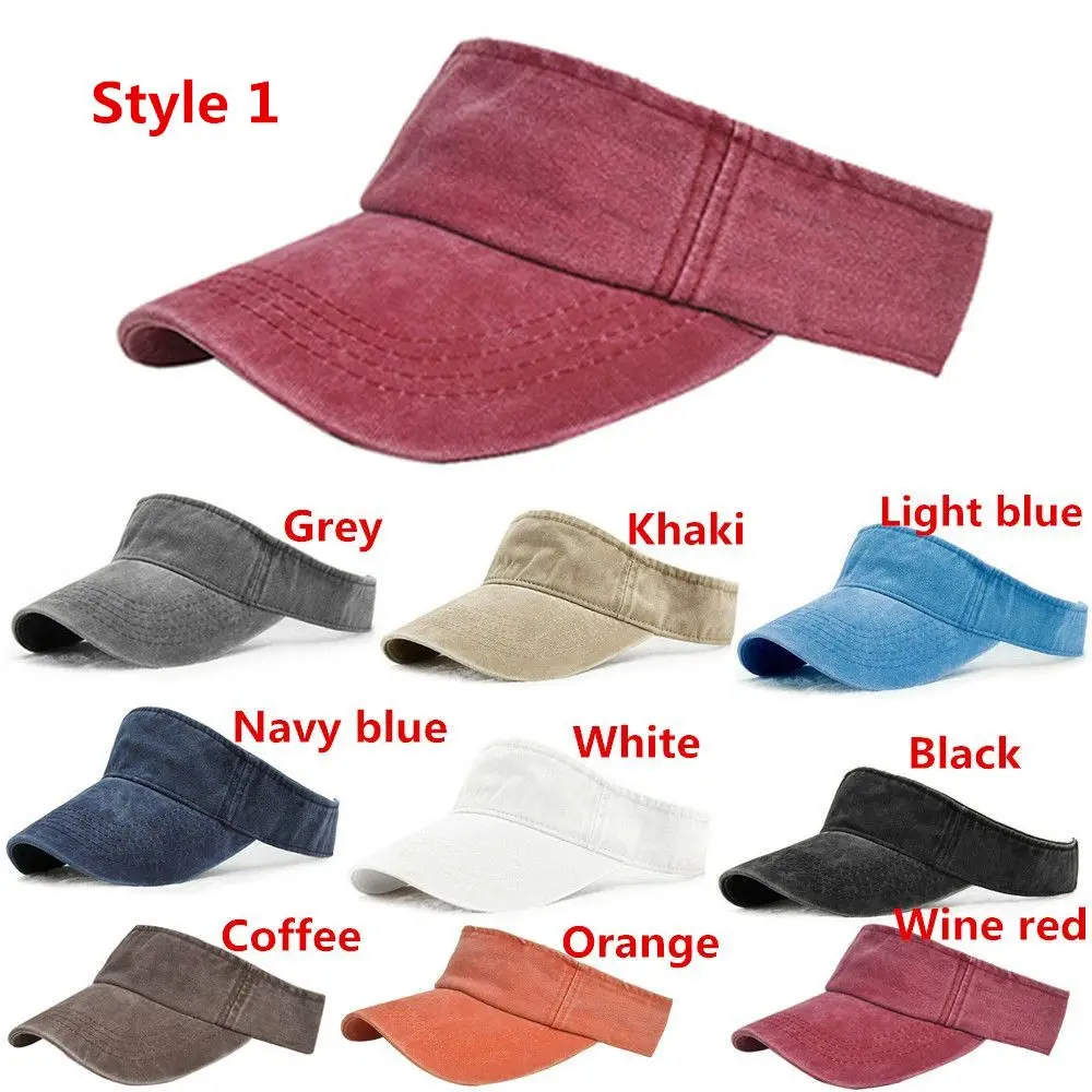 Sun Visor Hat Women Men Sports Cap Quick Dry Golf Tennis Hat Lightweight Visor Roll-up Portable Beach Cap Summer Hat view 6