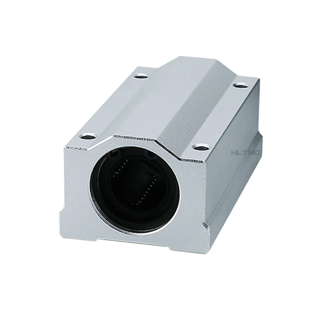 HLTNC Long Type Linear Motion Ball Bearings Aluminum Slide Bushing Block SCS8LUU SCS10LUU SCS12LUU For CNC 3D Printer Shaft Rail