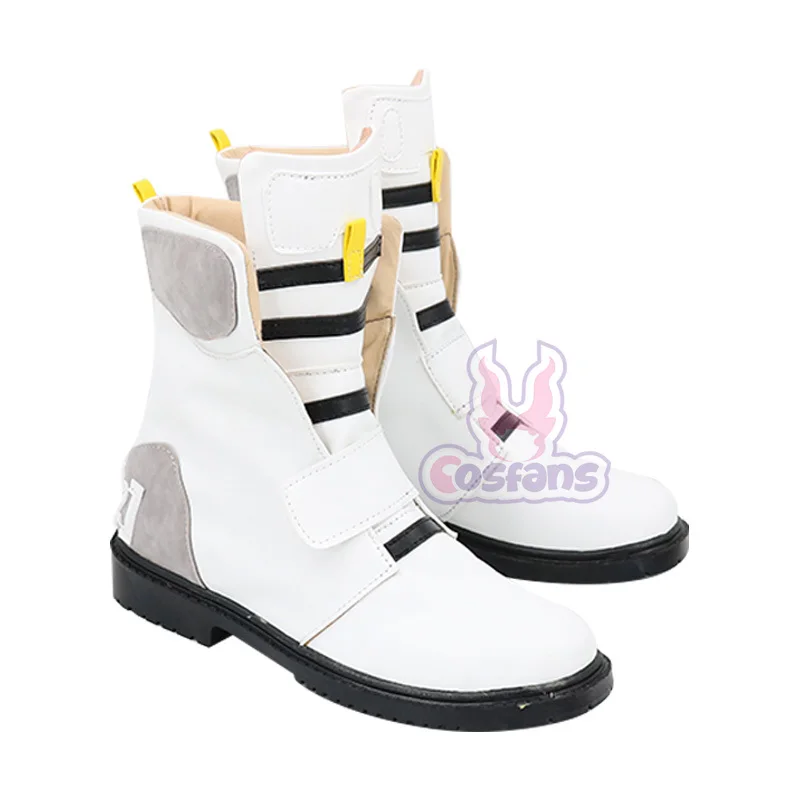 Spiel Valorant Deadlock Cosplay Schuhe Stiefel Requisiten Halloween Party Rolle Spielen Deadlock Schuhe VALORANT Stiefel PU Leder Schuhe