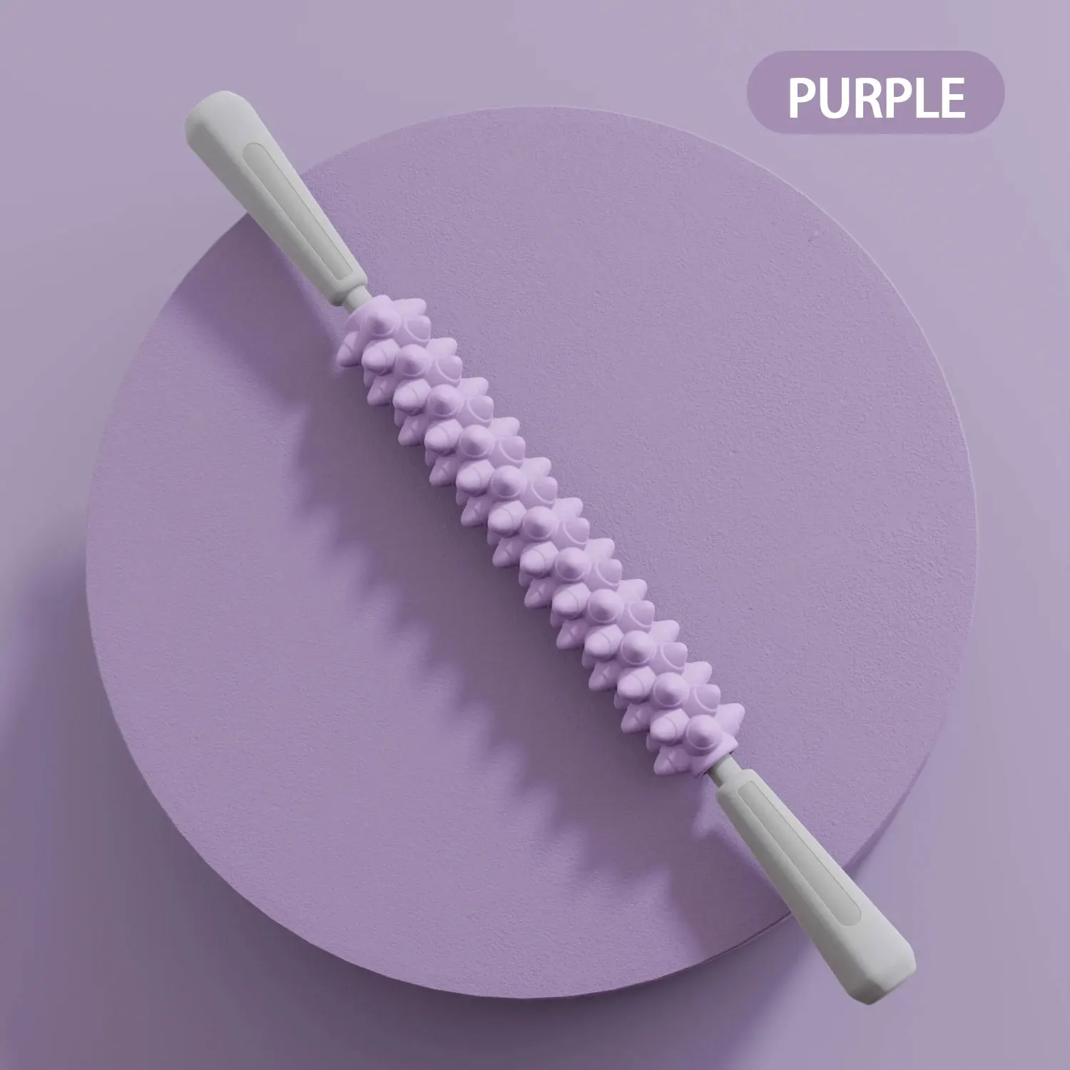 Yoga Massage Stick Yoga Fitness Wolf Teeth Muscles Massage Stick Calves Thighs Quadriceps Arm Forearm Relaxation Artifact Roller