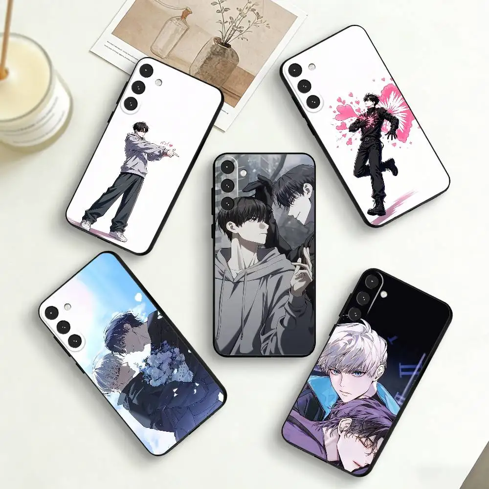 The H-Hunters Gonna lay low M-Manhwa Phone Case For Samsung Galaxy A73,A72,A71,A70,A53,A52,A51,Others Soft Black Cover