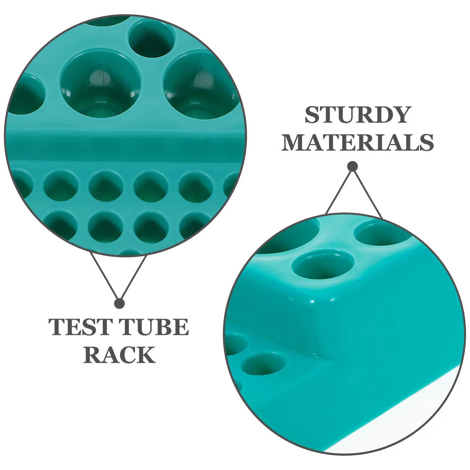 Multifunctional Test Tube Rack Lightweight Plastic Laboratory Organizer For Centrifuge Sampling Tubes Reusable Tube Holder view 3