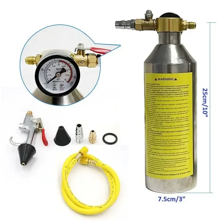 

Набор для промывки кондиционера 2026 AC: Инструменты для очистки труб, конденсаторов и испарителей автомобильных систем кондиционирования