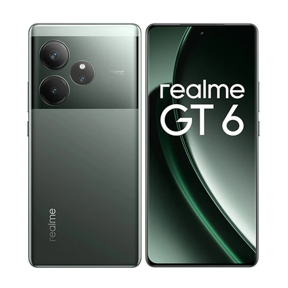 Novo! Versão global realme gt6 5g smartphone snapdragon 8s gen 3 processador 5500mah 120w bateria 6.78 120hz 6000nit display nfc