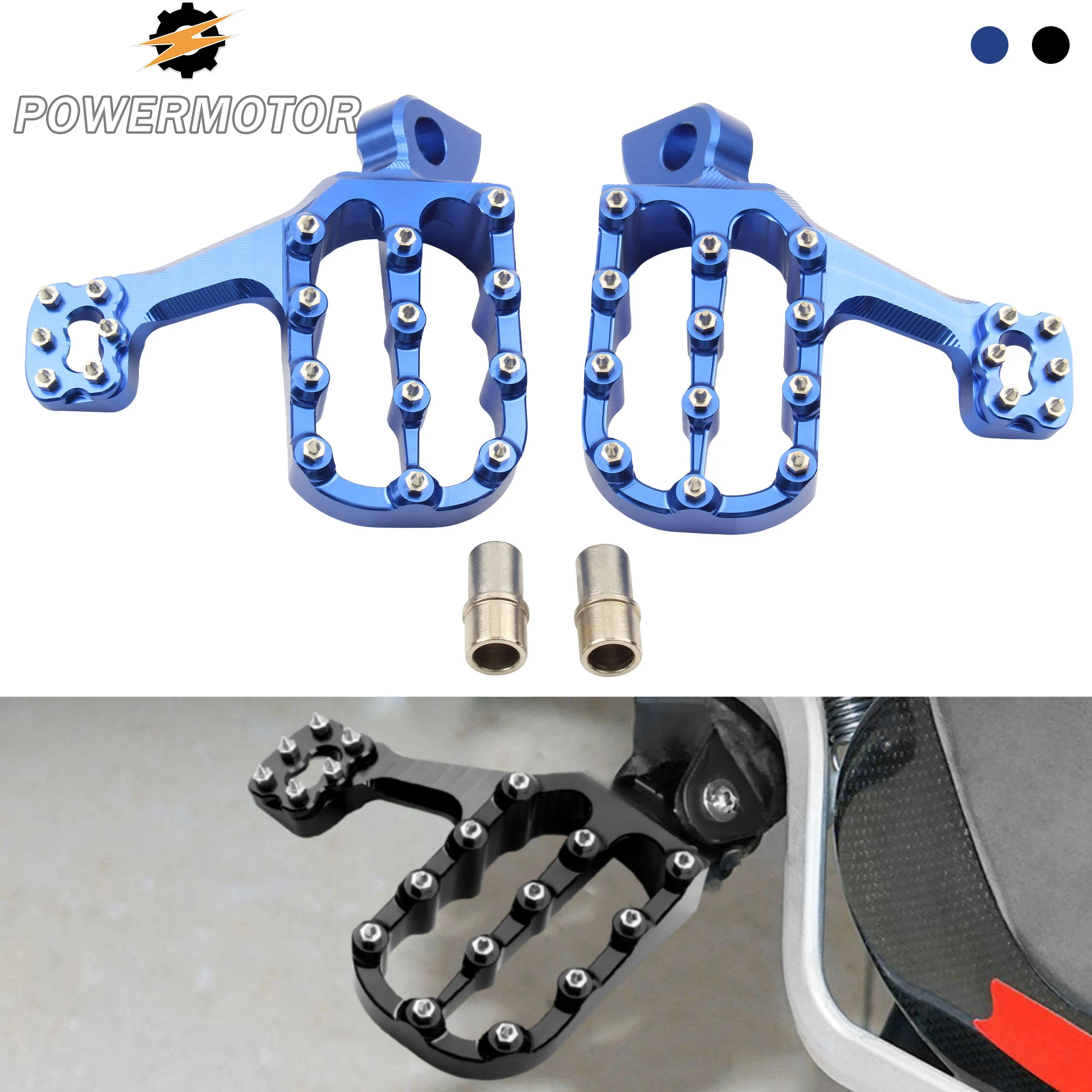 

Enduro Motorcycle Foot Rests Pegs Footpegs for Suzuki Yamaha Honda KTM HONDA Beta Off Road Racing DirtBike CNC Aluminum Modified