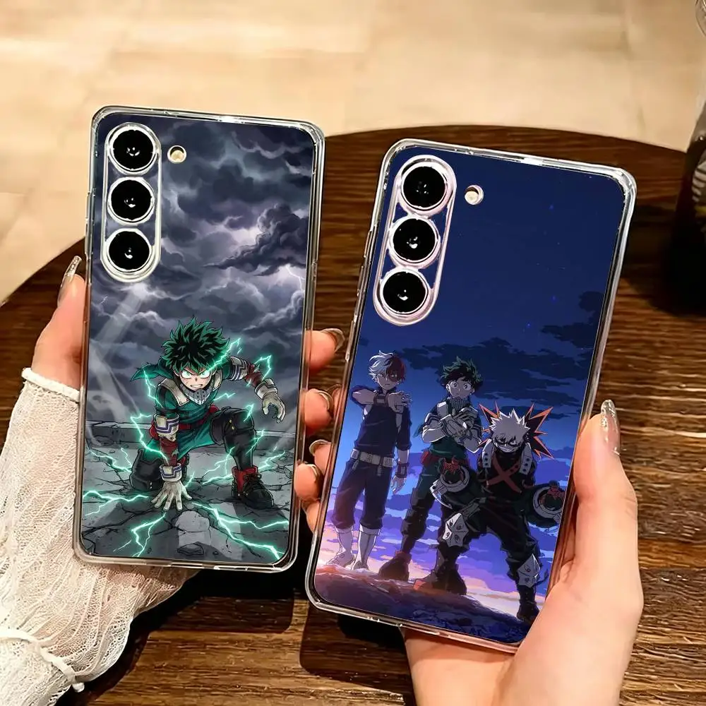 My Hero Academia-A All Might  Transparent Shockproof Phone Case For Samsung GalaxyA13,21s,22,31,32,52,53,71,72,73