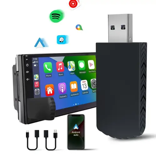 Adaptador CarPlay con cable a inalámbrico Plug and Play Convert OEM con cable CarPlay a inalámbrico