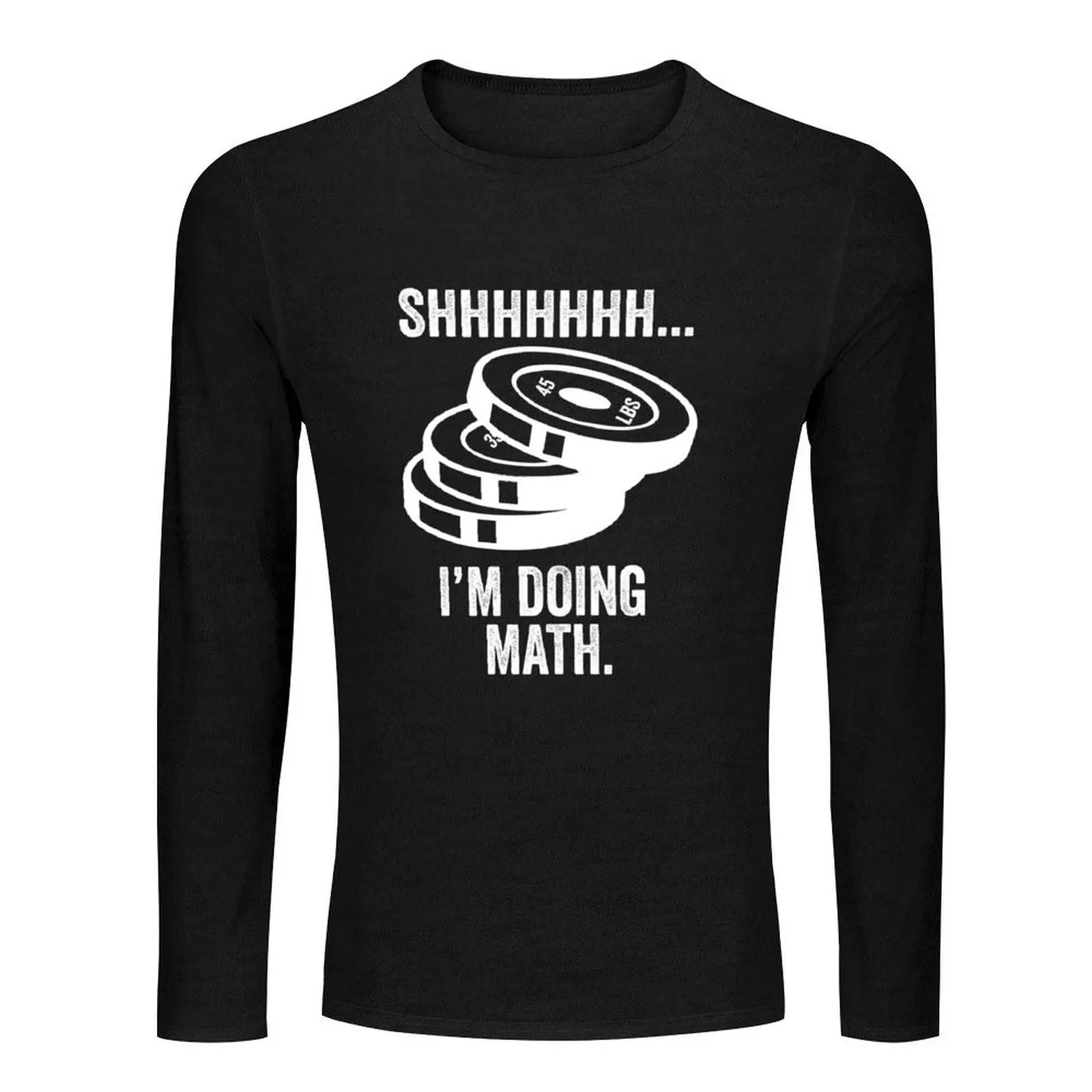 Shh Im doing math Long T-Shirt anime graphic t shirt sports fan t-shirts mens clothes