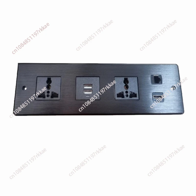 

Luxury Hotel Use 4 Connected Multi-Function BT Audio USB Player and Charging Media Hub Wall Socket