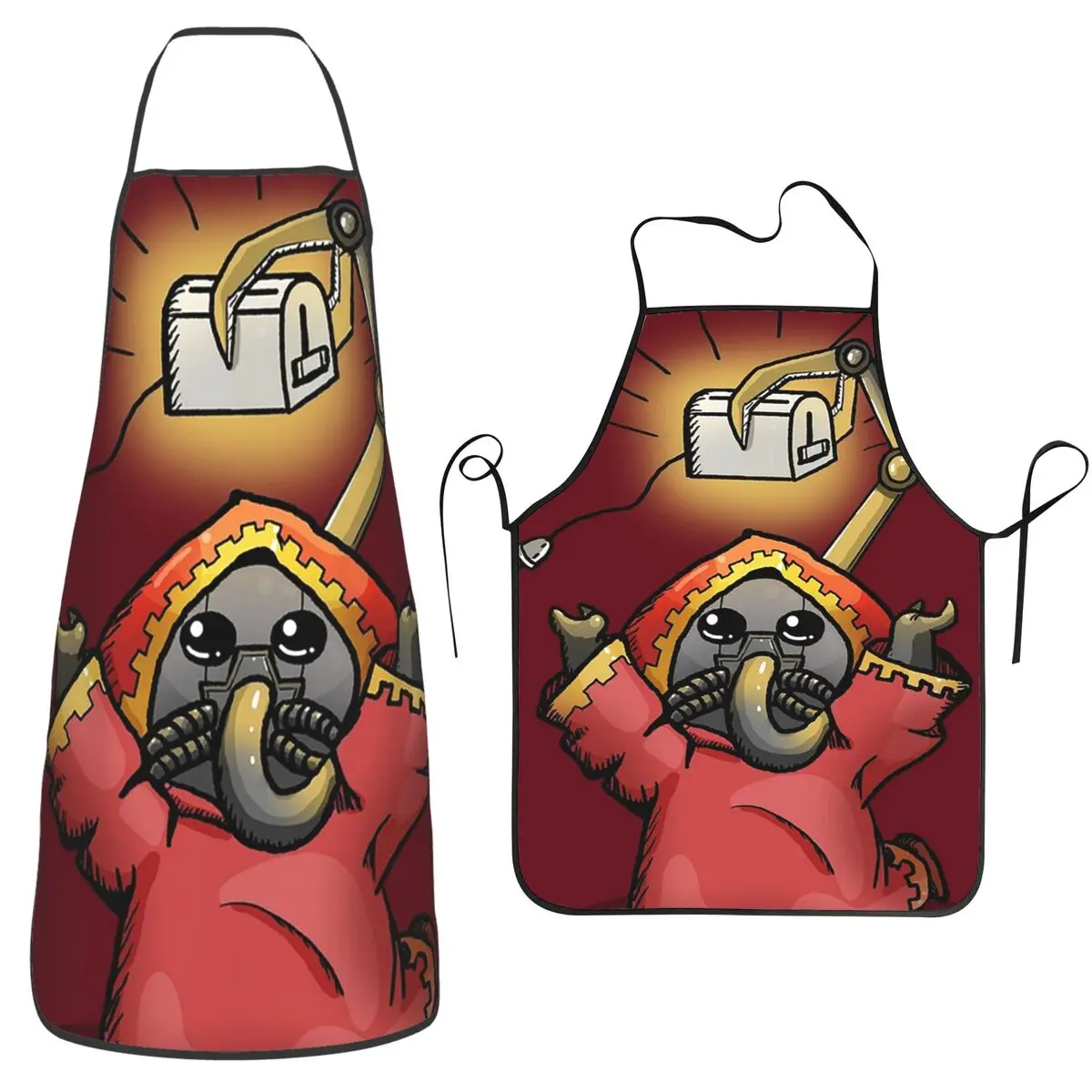 Admech Techpriest Machina Vult The Machine Wills It Aprons Chef Cooking Tablier Bib Kitchen Cleaning Pinafore for Women Men