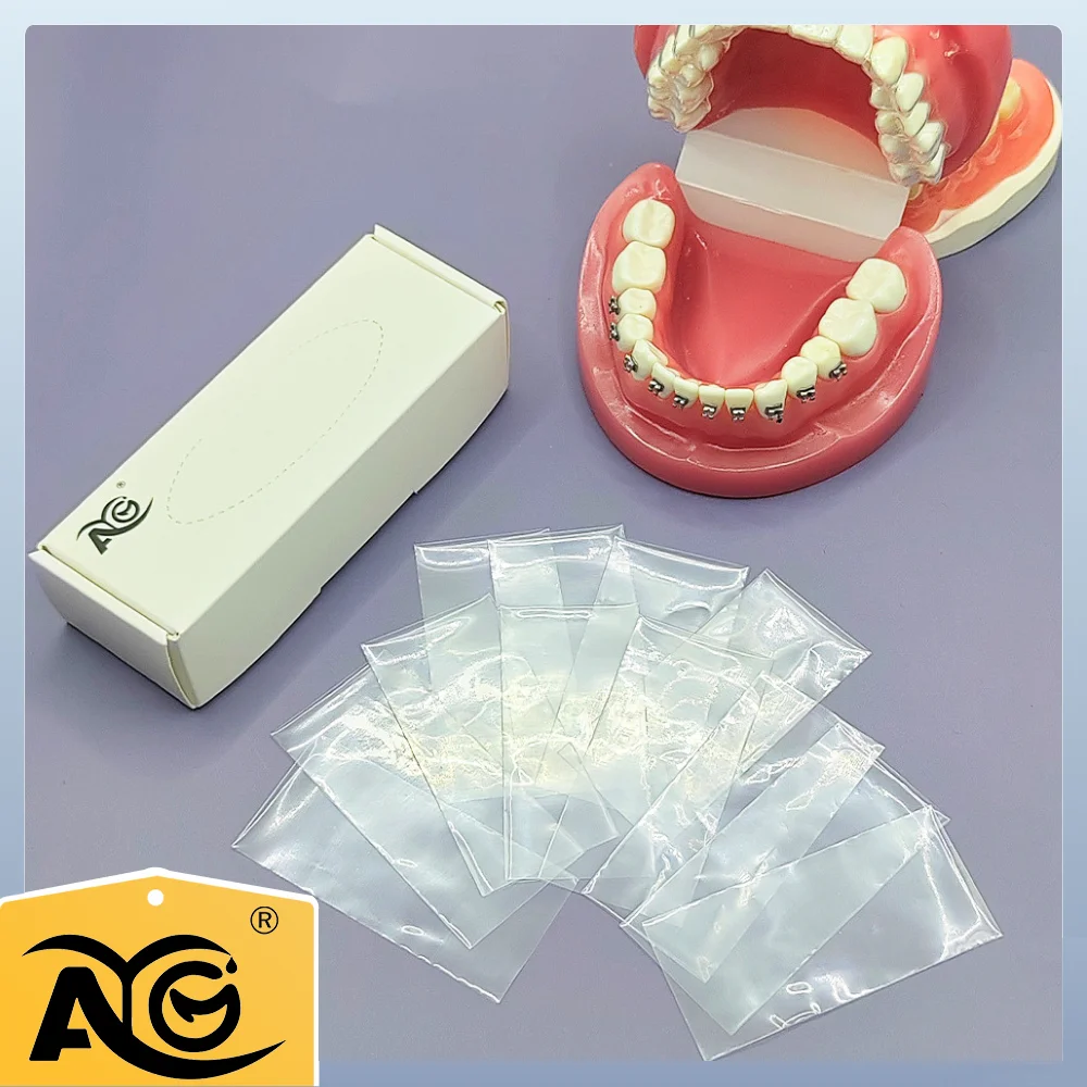 AG Disposable Dental Bite Block Covers Sleeves for Panoramic X Ray Film and Lab Instrument Protection Single Use Hygienic